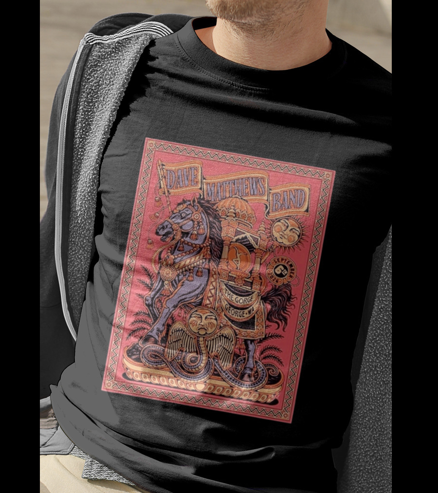 Dave Matthews Band Gorge WA Event September 6 Night 3 At The Gorge George WA T-Shirt