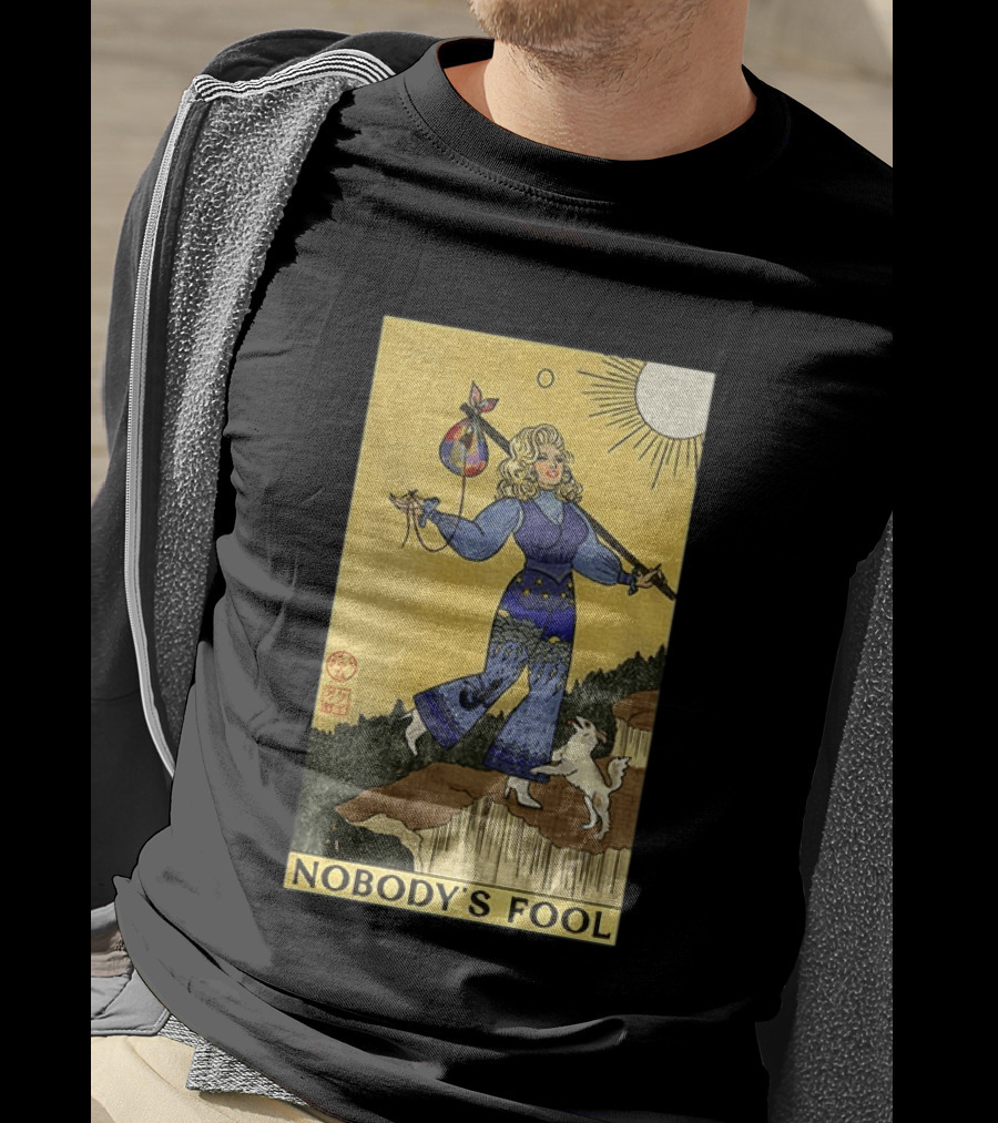 Dolly Parton Nobody's Fool Tarot Card Sun T-Shirt