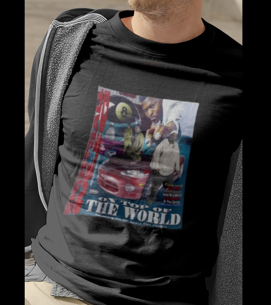 8 Ball On Top Of The World Featuring Mac Mall South Circle Space Age Pimpin Album T-Shirt