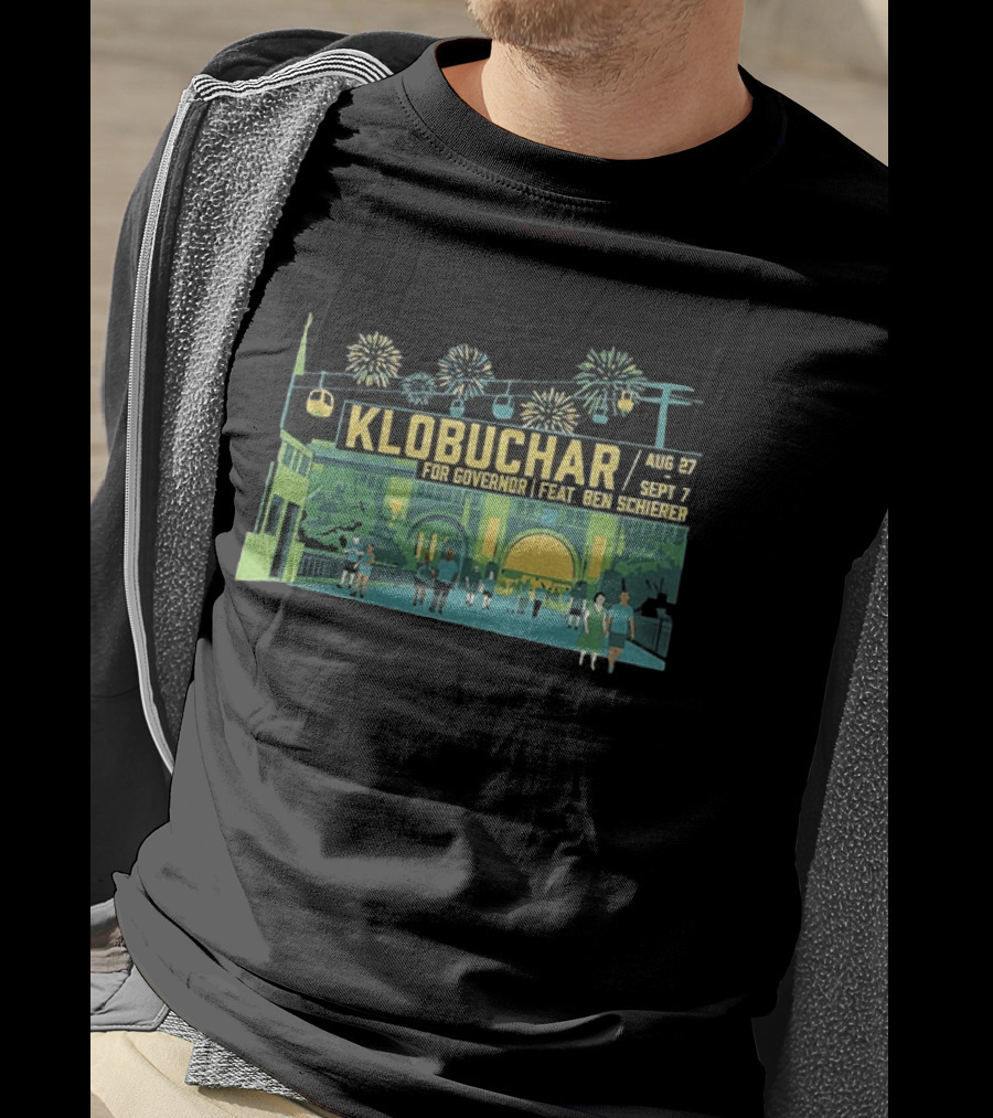 Klobuchar For Governor State Fair Aug 27 Sept 7 Feat Ben Schierer T-Shirt