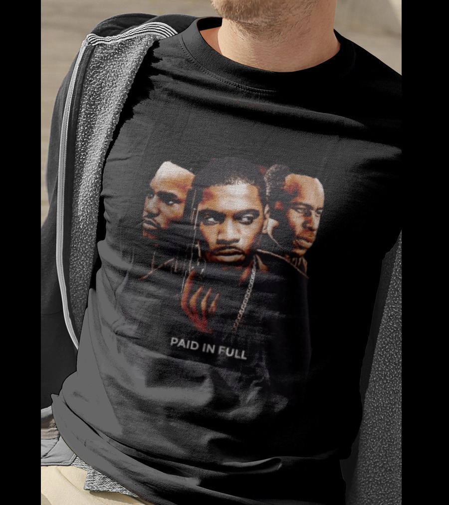 Paid In Full Cast Movie Characters Collection T-Shirt