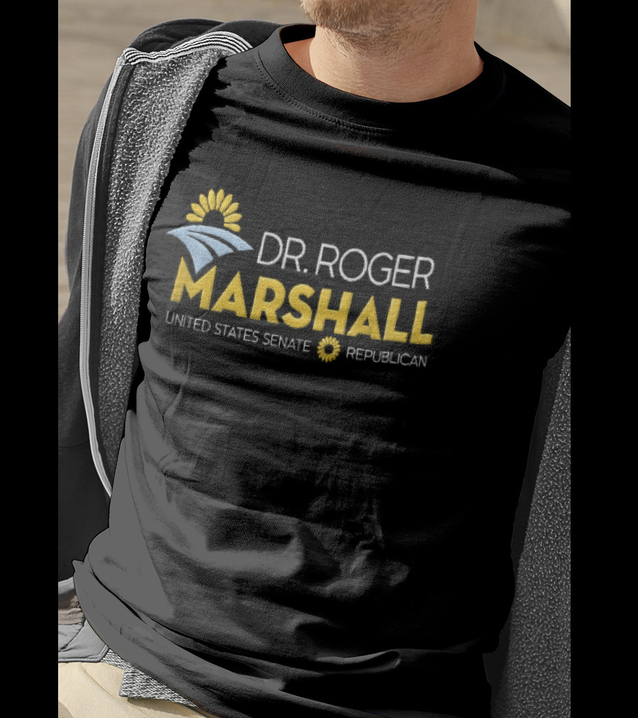 Dr Roger Marshall Sunflower United States Senate Republican T-Shirt