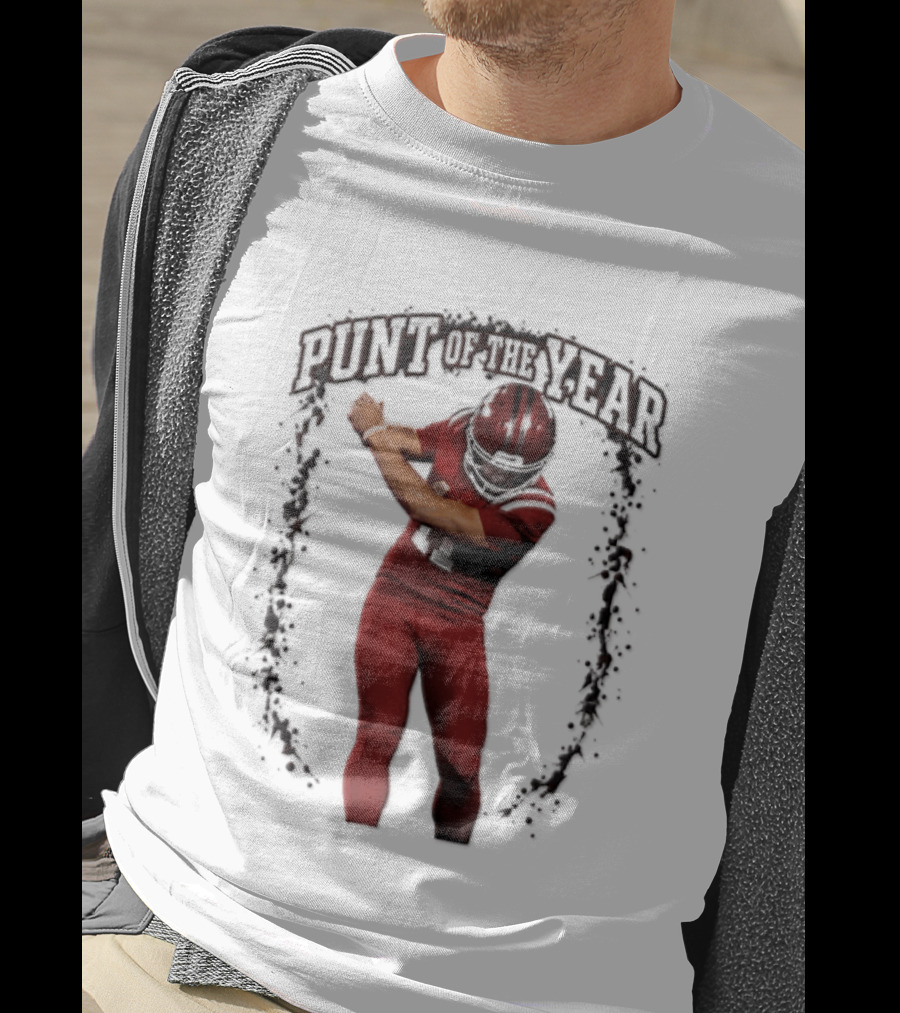 Punt Of The Year Wisconsin Football Dab Celebration T-Shirt