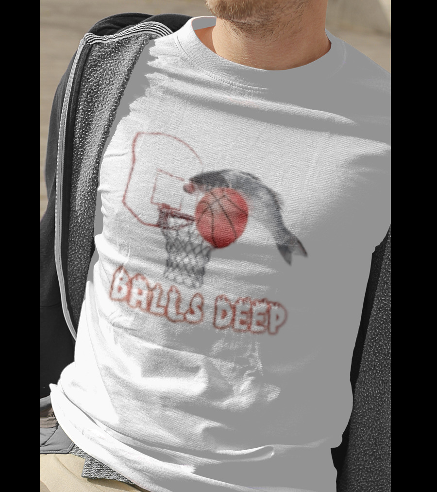Basketball Hoop Fish Dunk Balls Deep T-Shirt