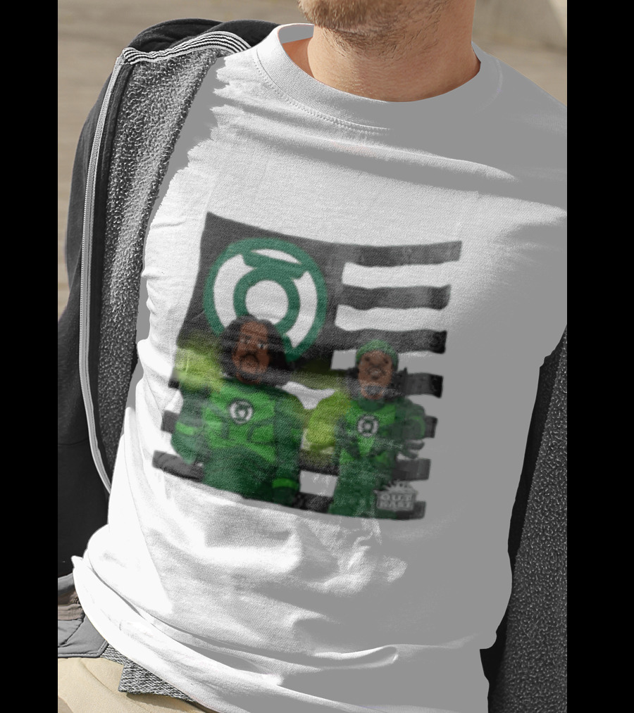 Lanterns X OutKast Comic Superheroes Green Light Power T-Shirt