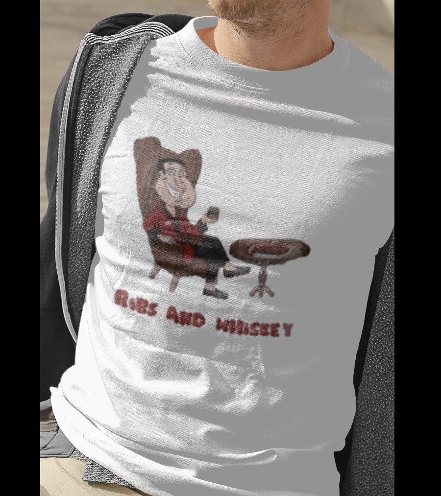 Family Guy Glenn Quagmire Ribs And Whiskey T-Shirt