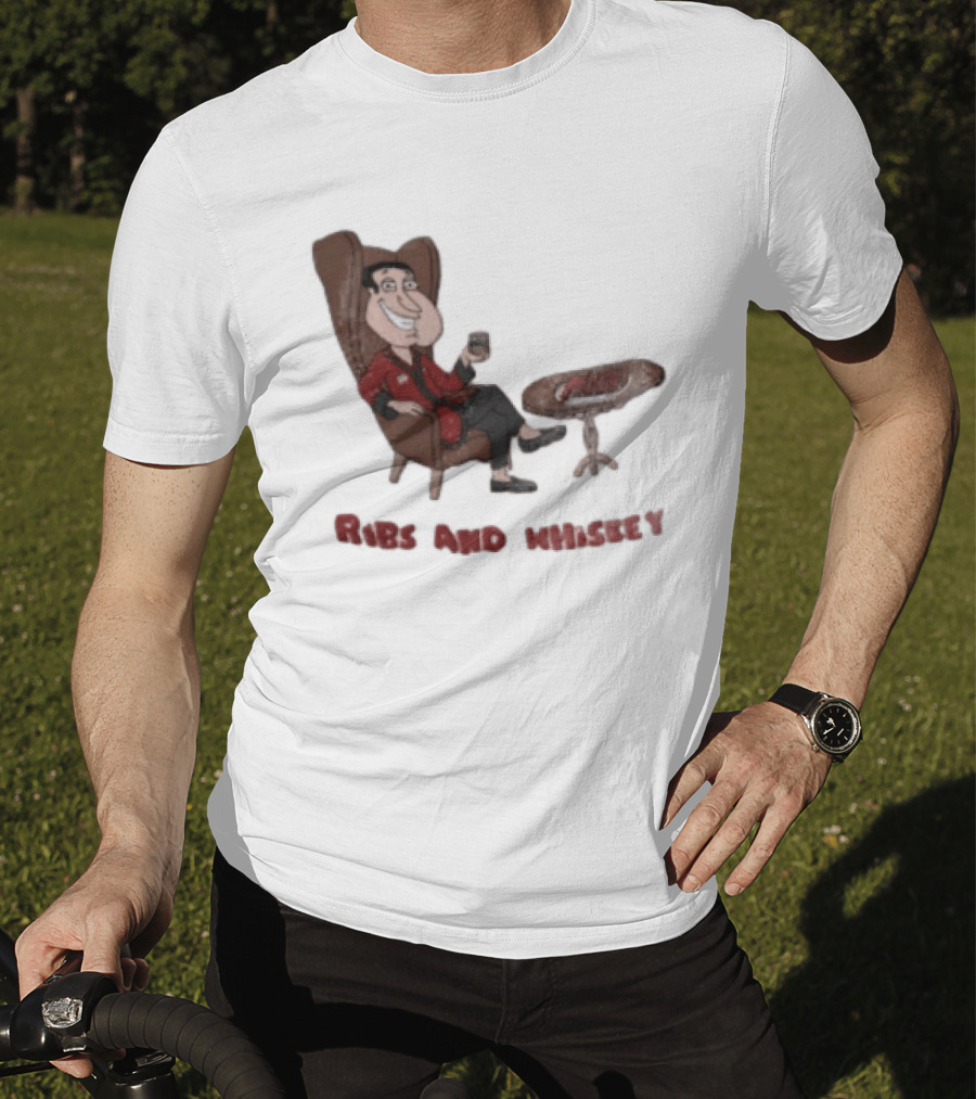 Family Guy Glenn Quagmire Ribs And Whiskey T-Shirt