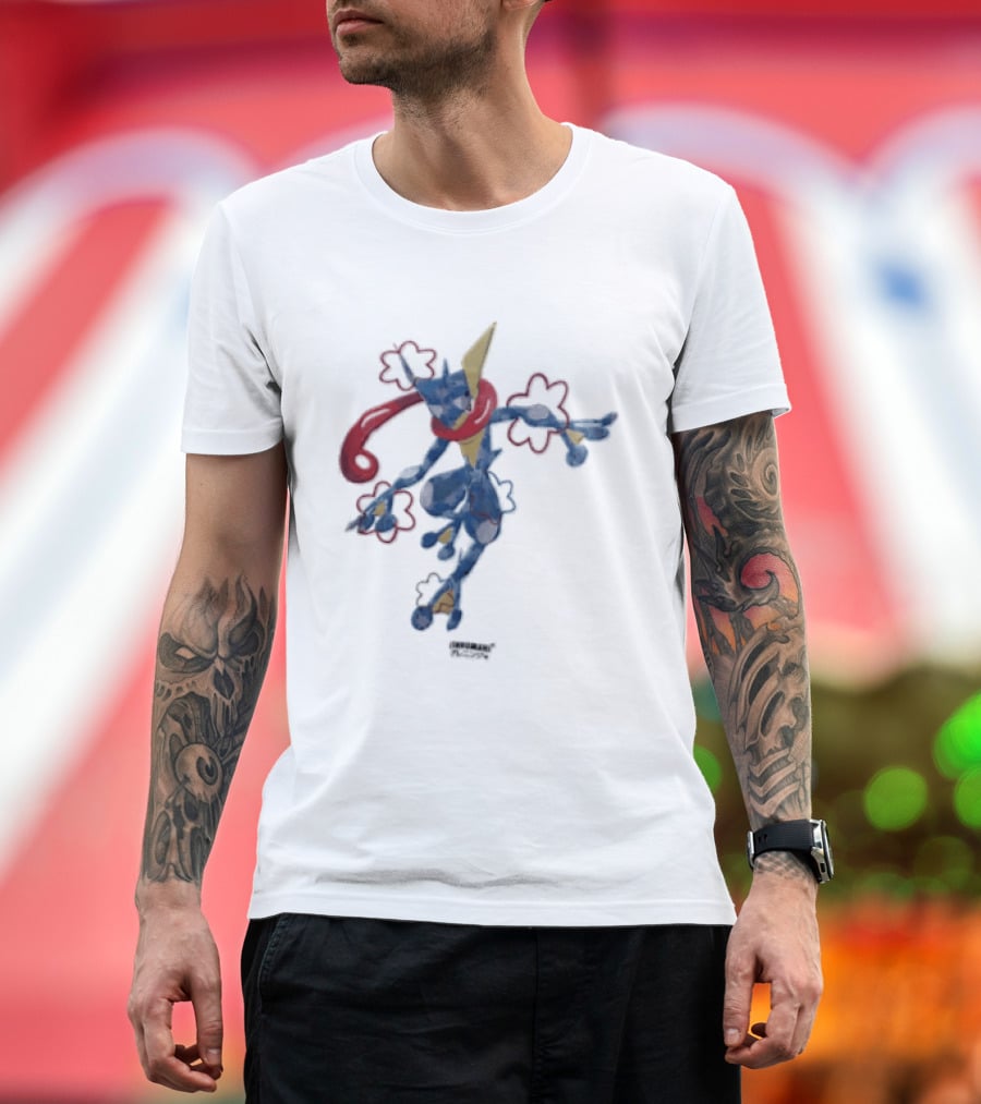 Inhuman Gureninja Pokemon Greninja Fan Art Collection T-Shirt