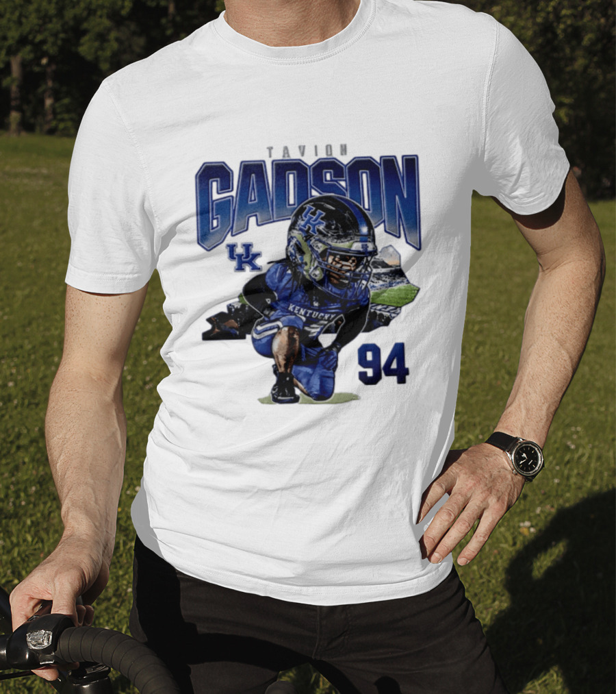 Tavion Gadson Kentucky Wildcats Football 94 UK T-Shirt