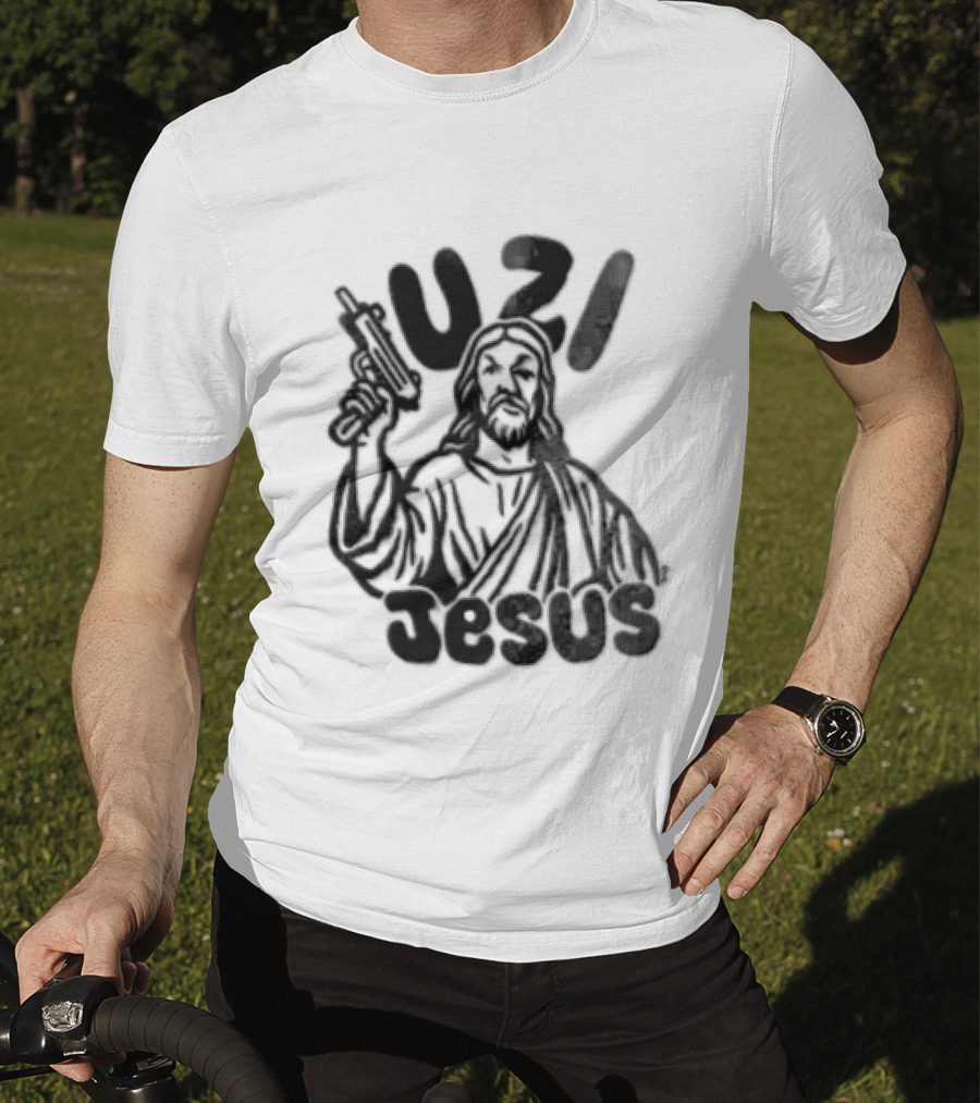 Uzi Jesus Iconic Urban Style Trend T-Shirt