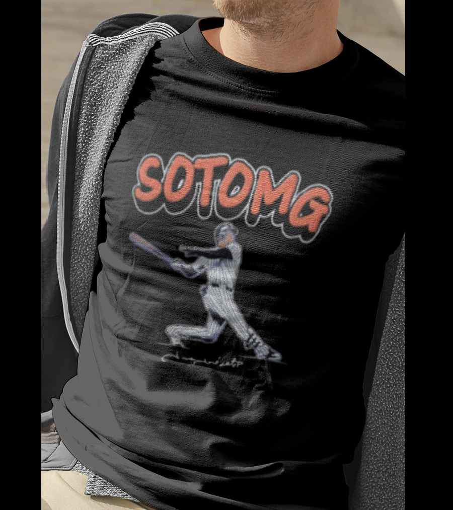 Juan Soto Sotomg New York Mets Baseball MLB Player Yankees Pinstripe Jersey T-Shirt