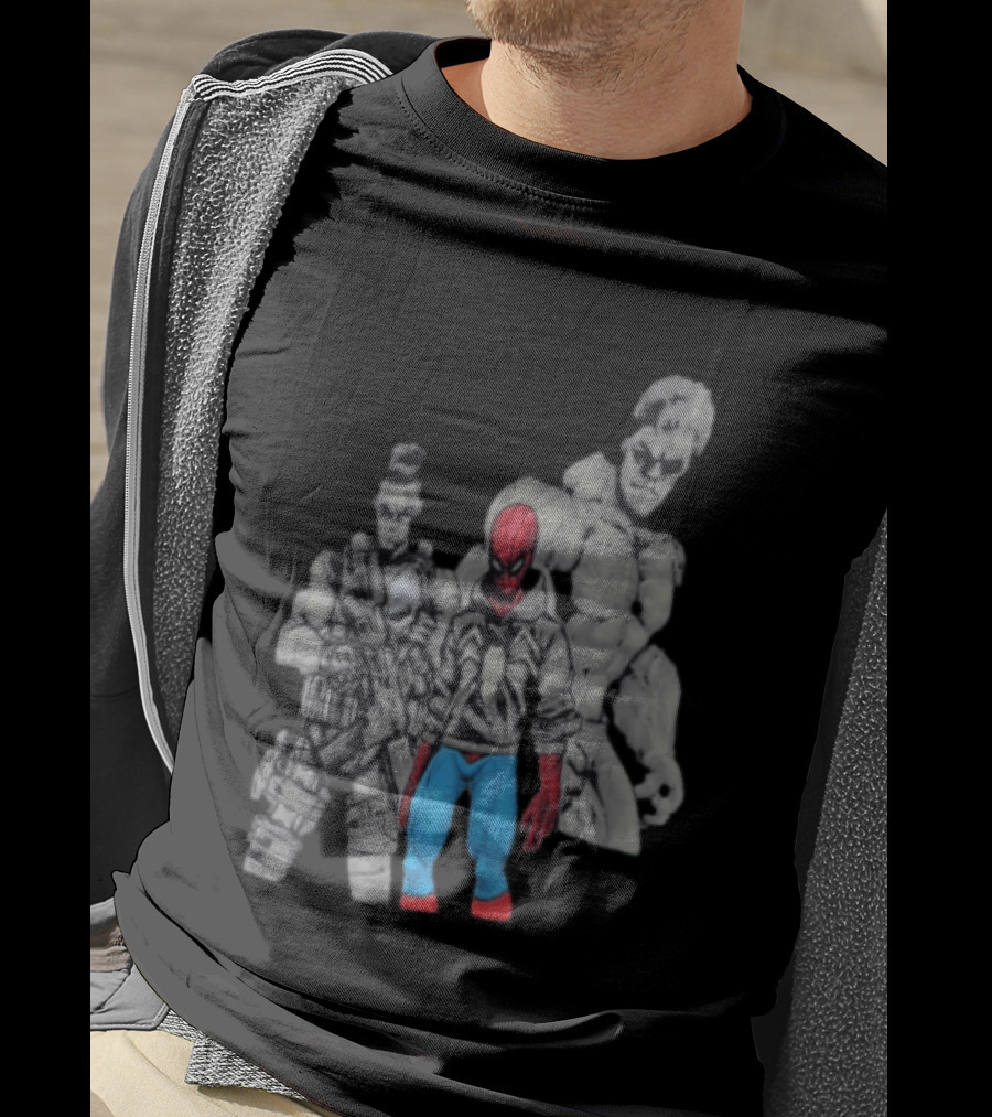 Spider Man The Punisher Hulk Brand New Day Heroes T-Shirt