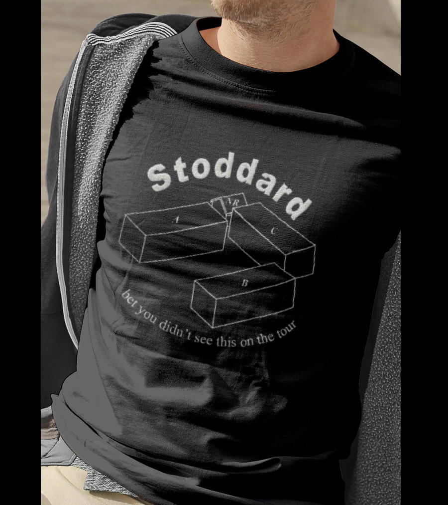Stoddard Bet You Didn't See This On The Tour Isometric Buildings Diagram Line T-Shirt