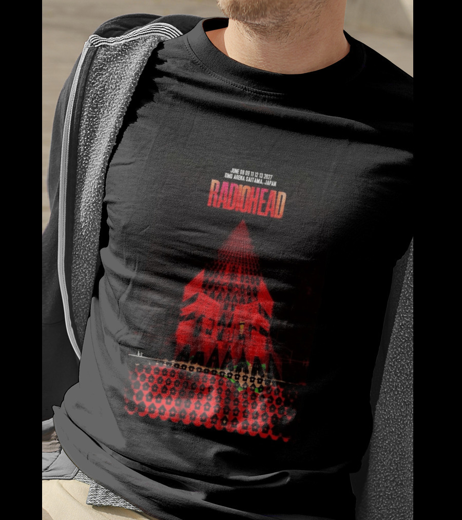 Radiohead 2027 GMO Arena Saitama Japan Concert June 8 9 11 12 13 T-Shirt