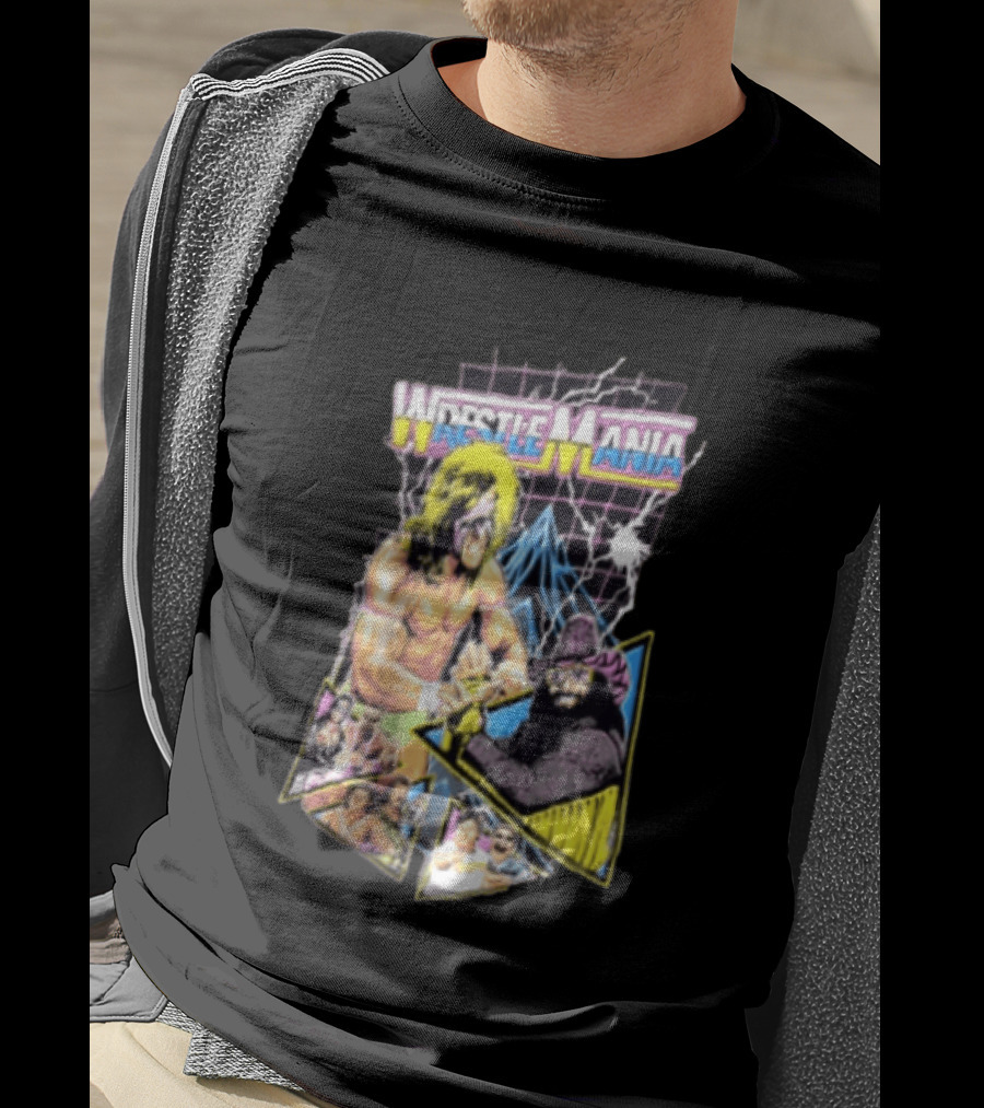 WWE Wrestlemania VI Ultimate Warrior Vs Macho Man Randy Savage Retro 1990s T-Shirt
