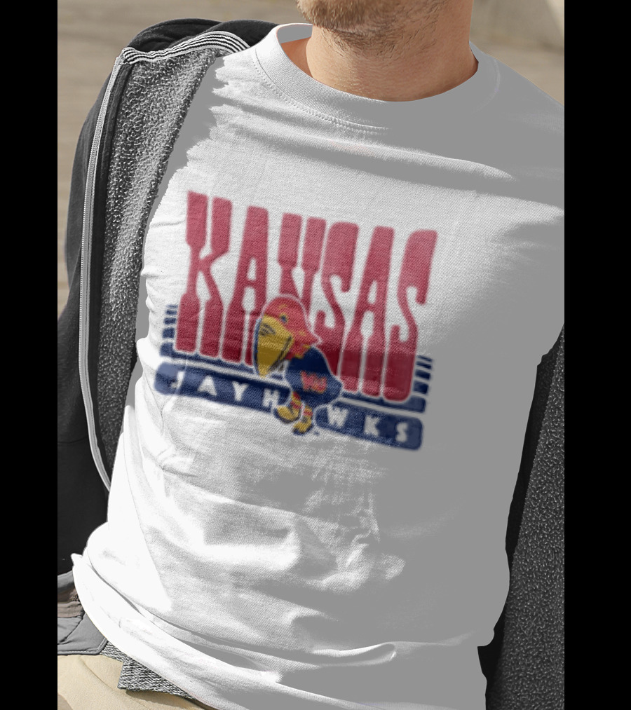 Kansas Jayhawks Big Jay Basketball NBA T-Shirt