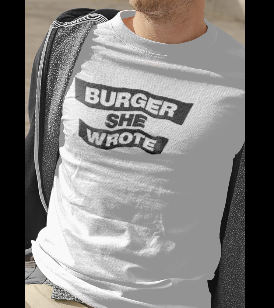 Burger She Wrote Detective Show T-Shirt