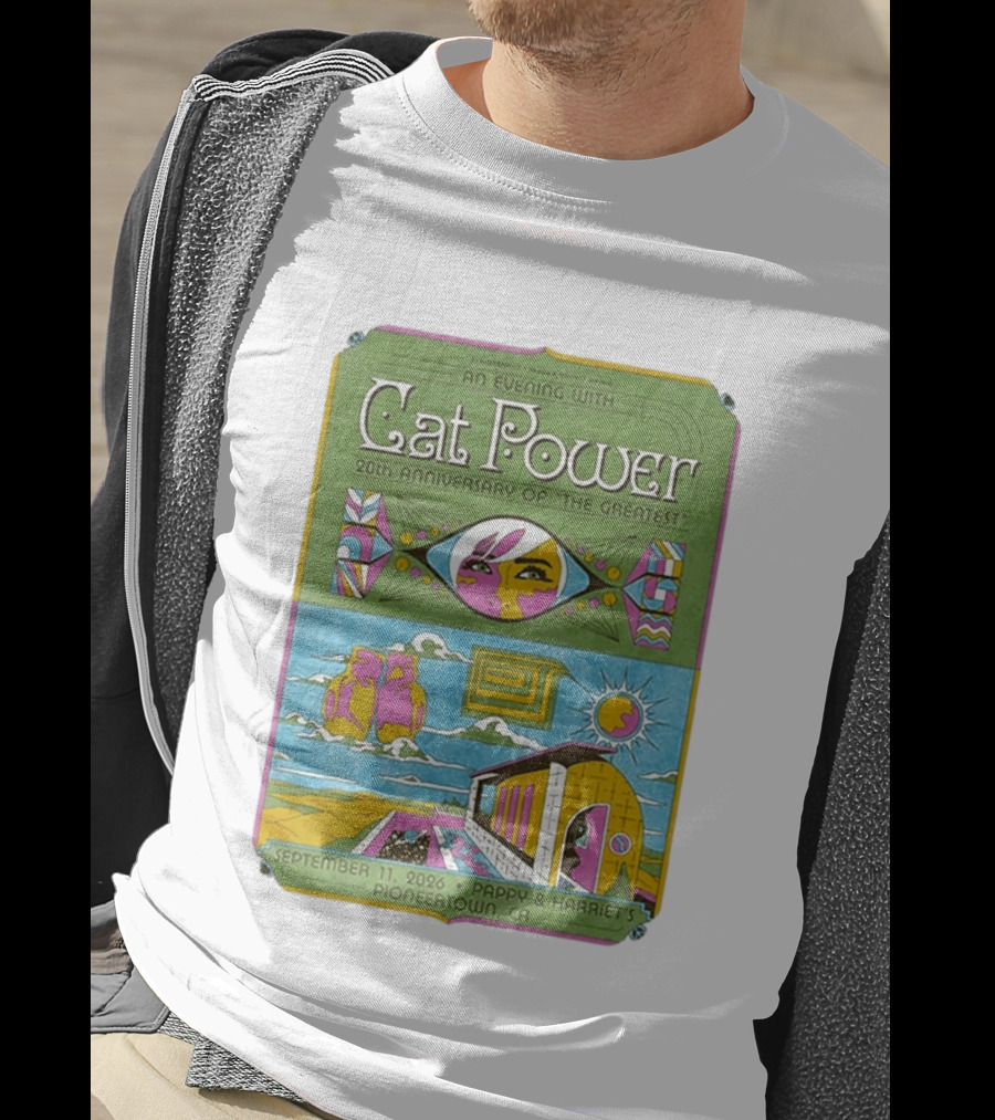 An Evening With Cat Power 20th Anniversary Of The Greatest September 11 2026 Pappy & Harriet's Pioneertown CA T-Shirt