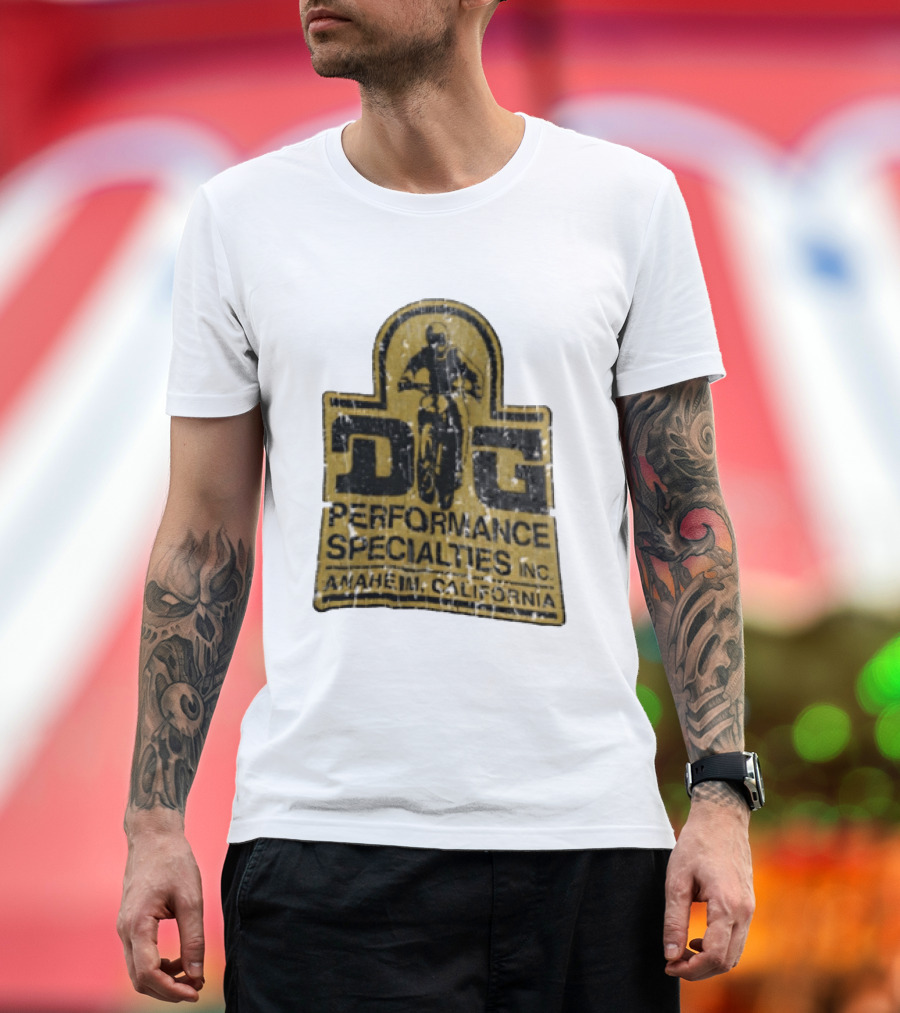 Dg Bmx 1974 Performance Specialties Inc Anaheim California T-Shirt