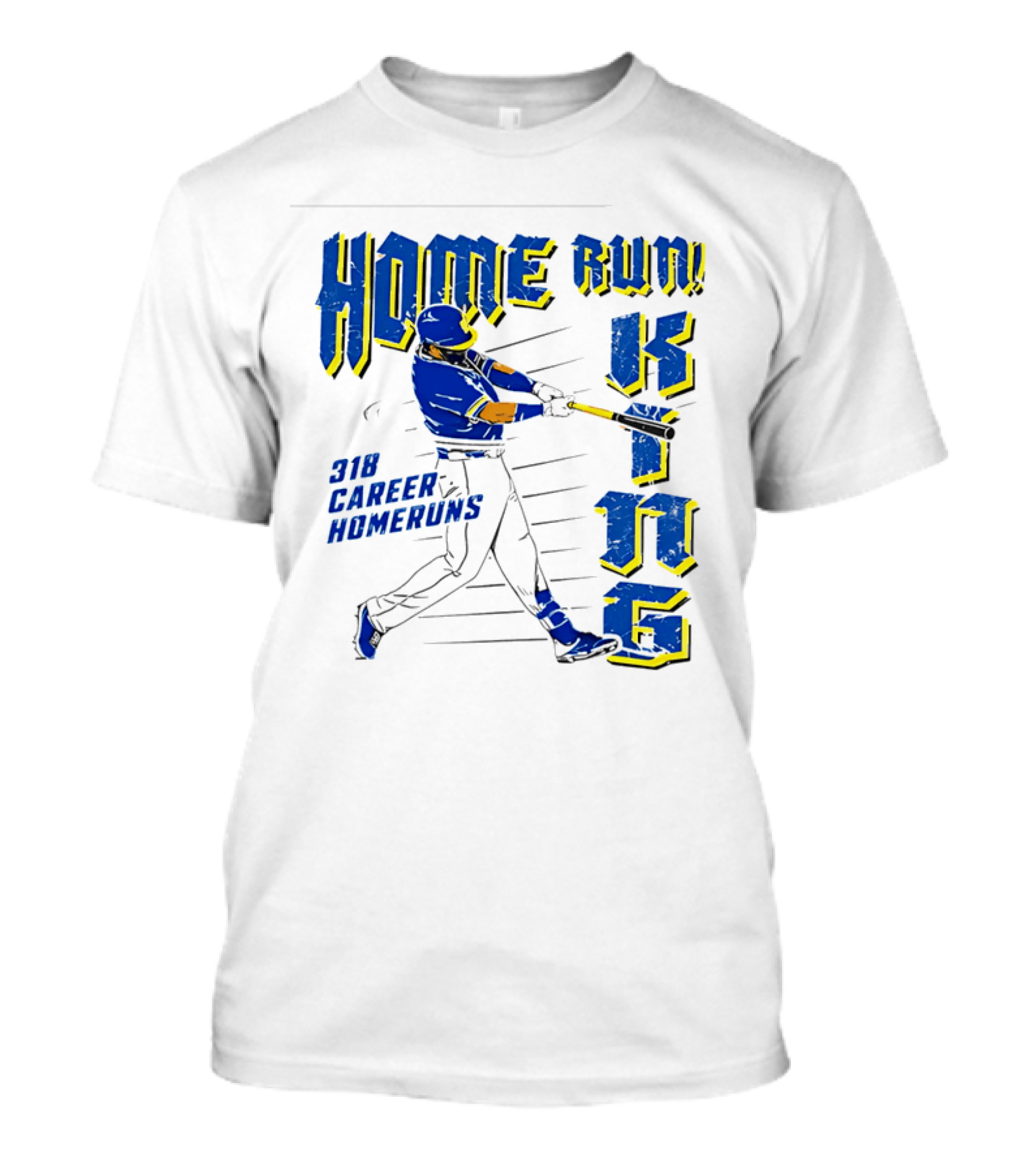 Home Run King 318 Career Homeruns Baseball Player T-Shirt