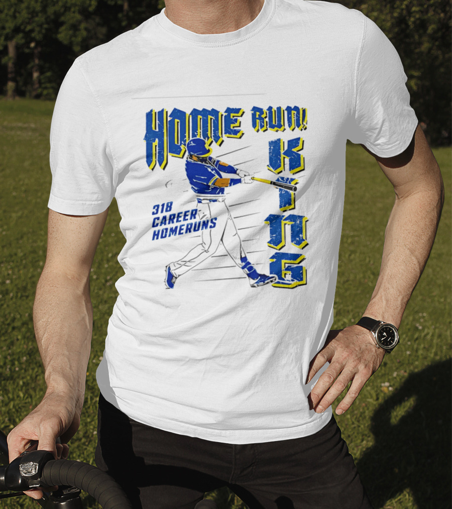 Home Run King 318 Career Homeruns Baseball Player T-Shirt