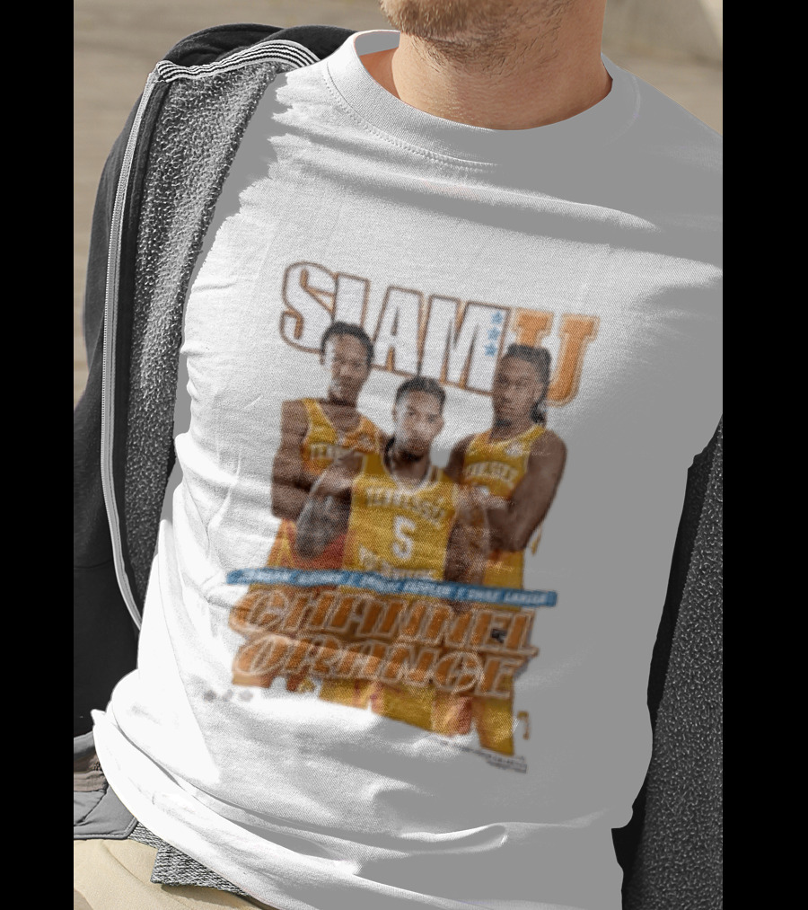 Slam University Tennessee Channel Orange Jordan Gainey Zakai Zeigler Chaz Lanier T-Shirt