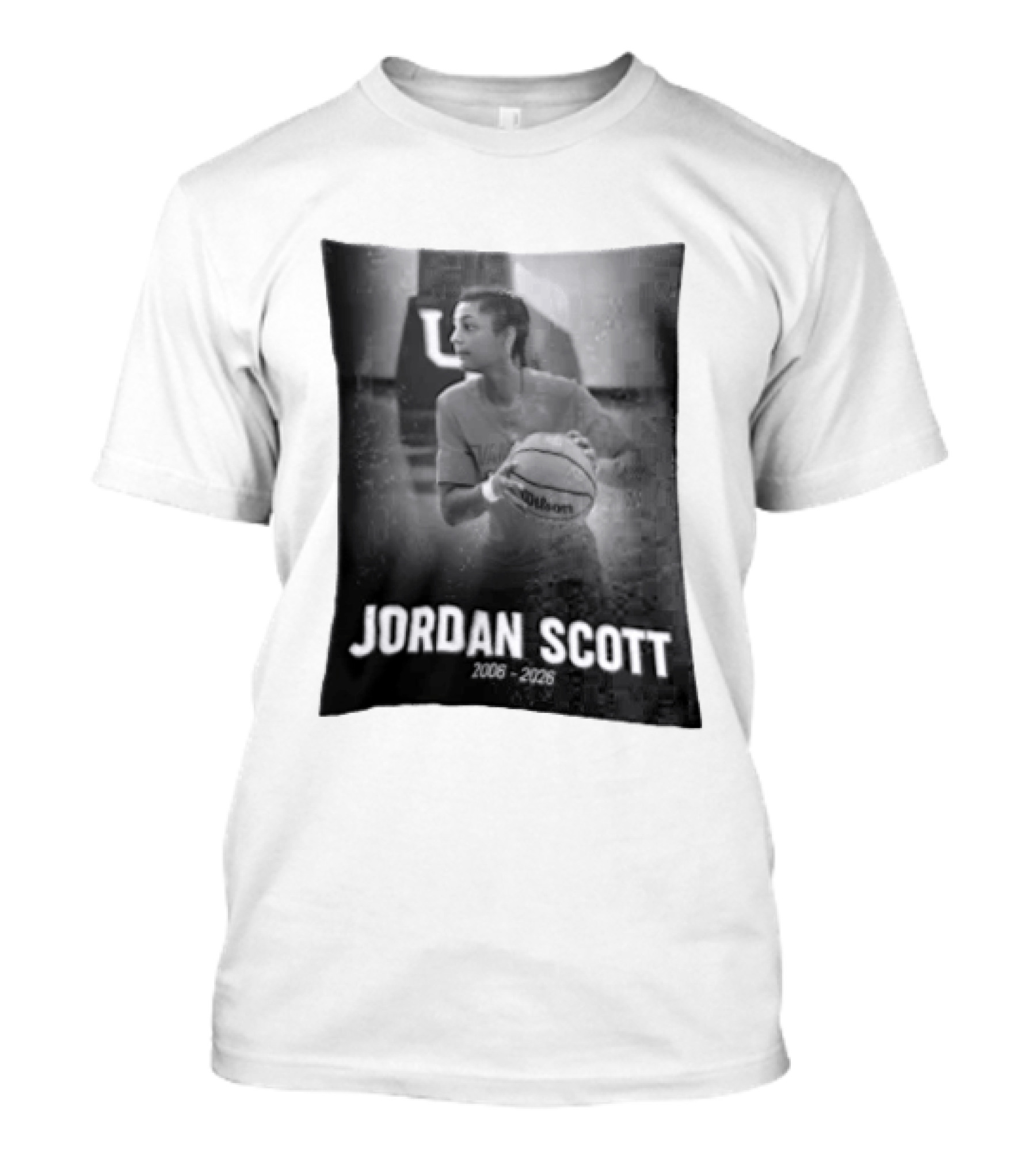 Jordan Scott Basketball Tribute 2006 2026 RIP Memories T-Shirt