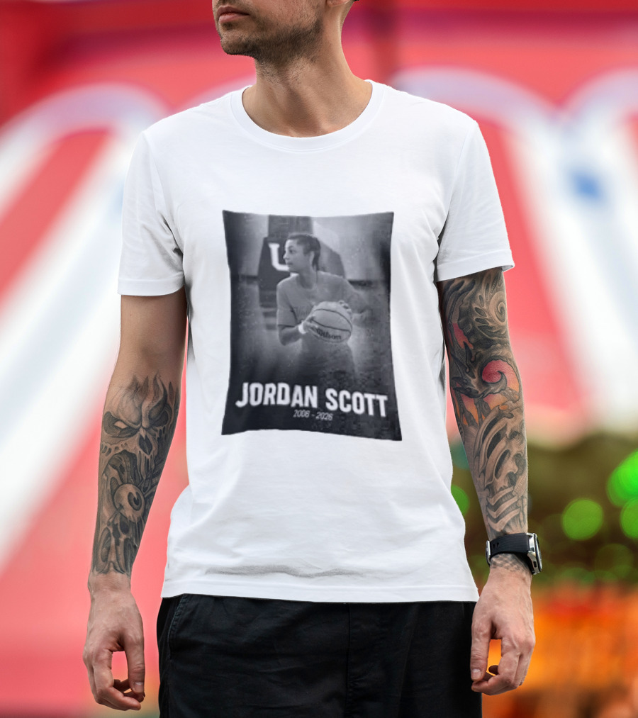Jordan Scott Basketball Tribute 2006 2026 RIP Memories T-Shirt