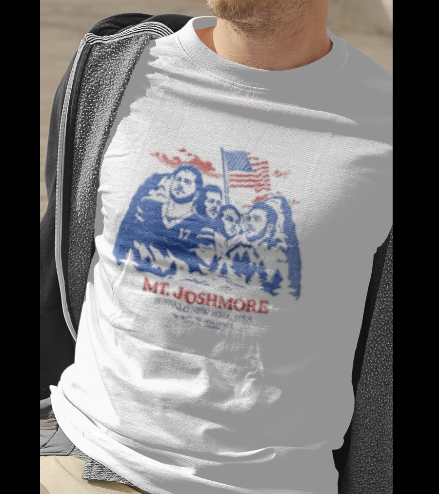 Mt. Joshmore Buffalo New York USA Josh Allen Football Fans Collectible T-Shirt