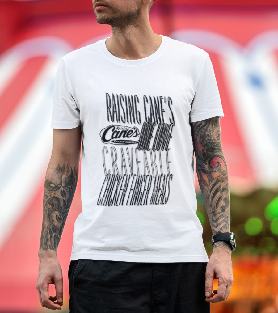 Raising Cane's One Love Craveable Chicken Finger Meals T-Shirt