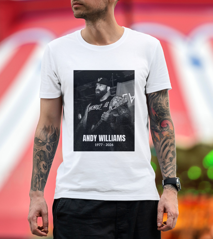 Andy Williams 1977 2026 Every Time I Die T-Shirt