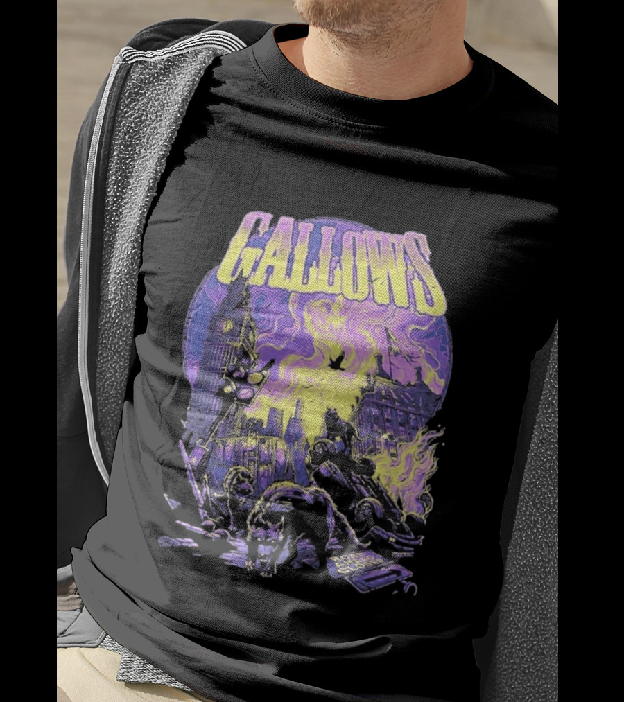 Gallows Orchestra Of Wolves Big Ben Chaos By Dan Mumford T-Shirt