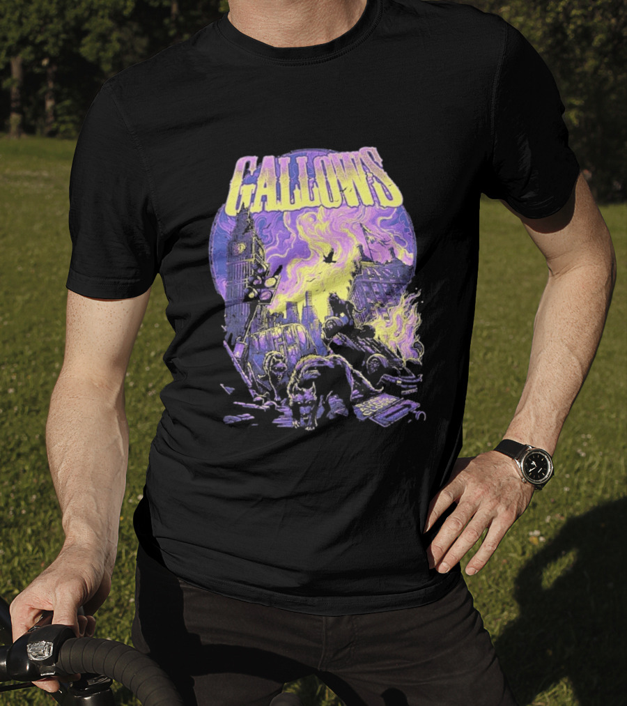 Gallows Orchestra Of Wolves Big Ben Chaos By Dan Mumford T-Shirt