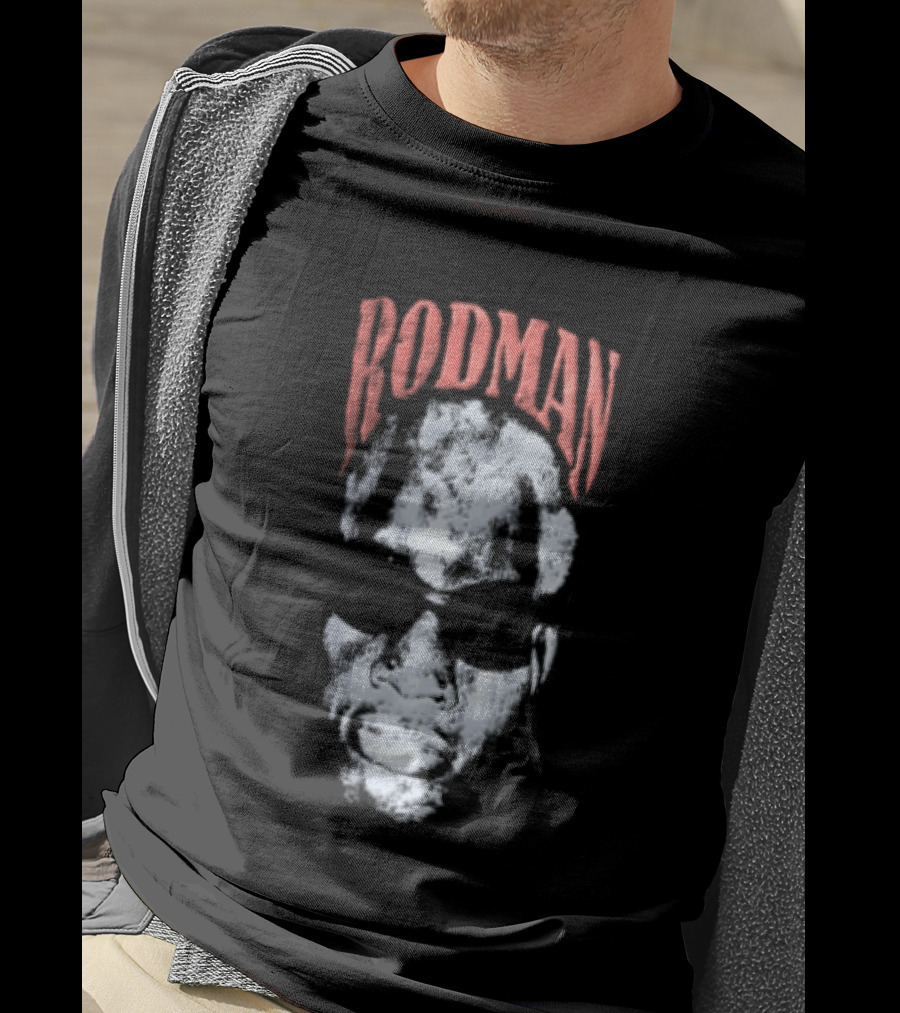 Rodman Glasses Chicago Bulls Basketball T-Shirt