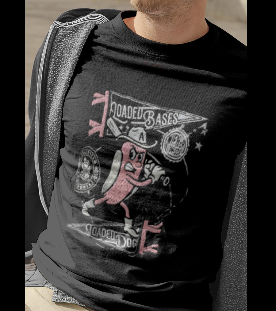 Amarillo Sod Poodles Hot Dog Baseball MiLB Wiener Wednesday Loaded Dogs T-Shirt