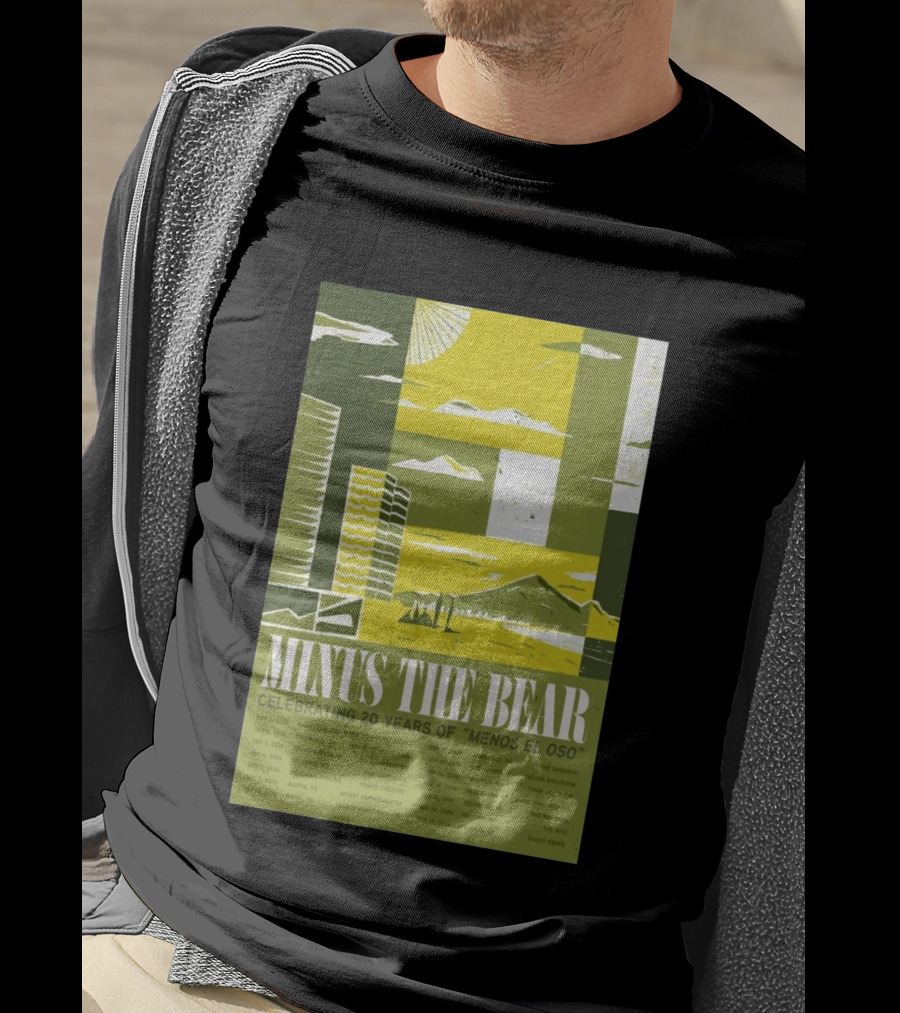 Minus The Bear Celebrating 20 Years Of Menos El Oso 2026 US Tour Dates T-Shirt