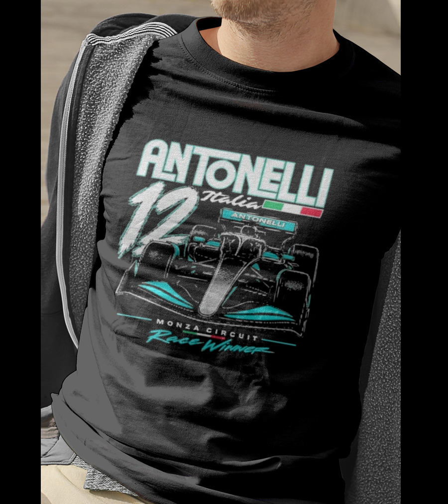 Antonelli Italia 12 Monza Circuit Race Winner T-Shirt