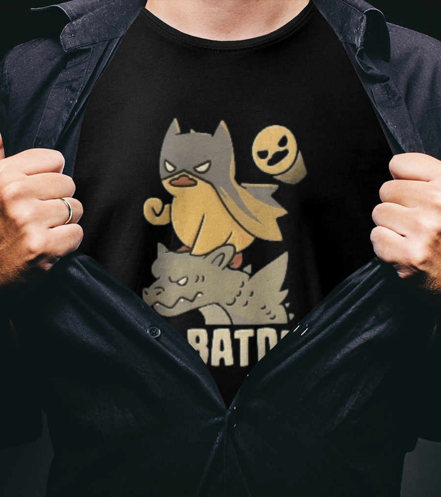 Im Batduck Yellow Duck Mask Gargoyle Spotlight Hero T-Shirt
