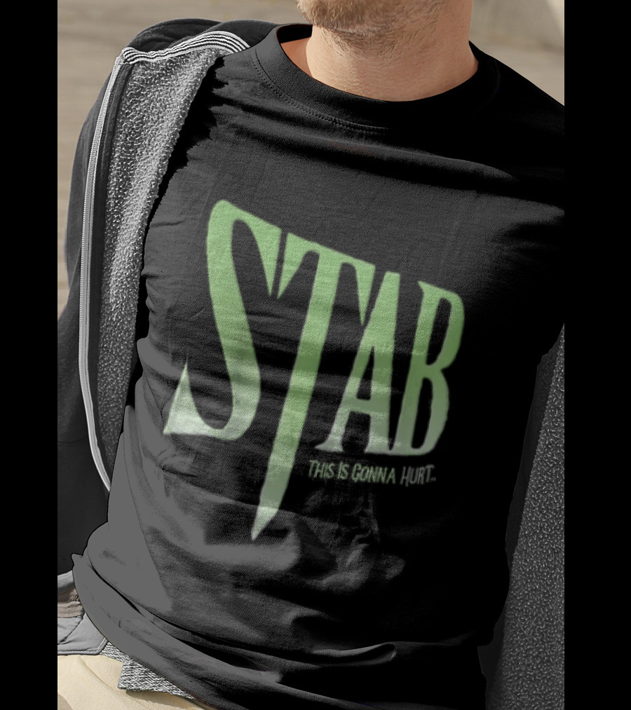 Stab This Is Gonna Hurt Knife Horror Movie T-Shirt