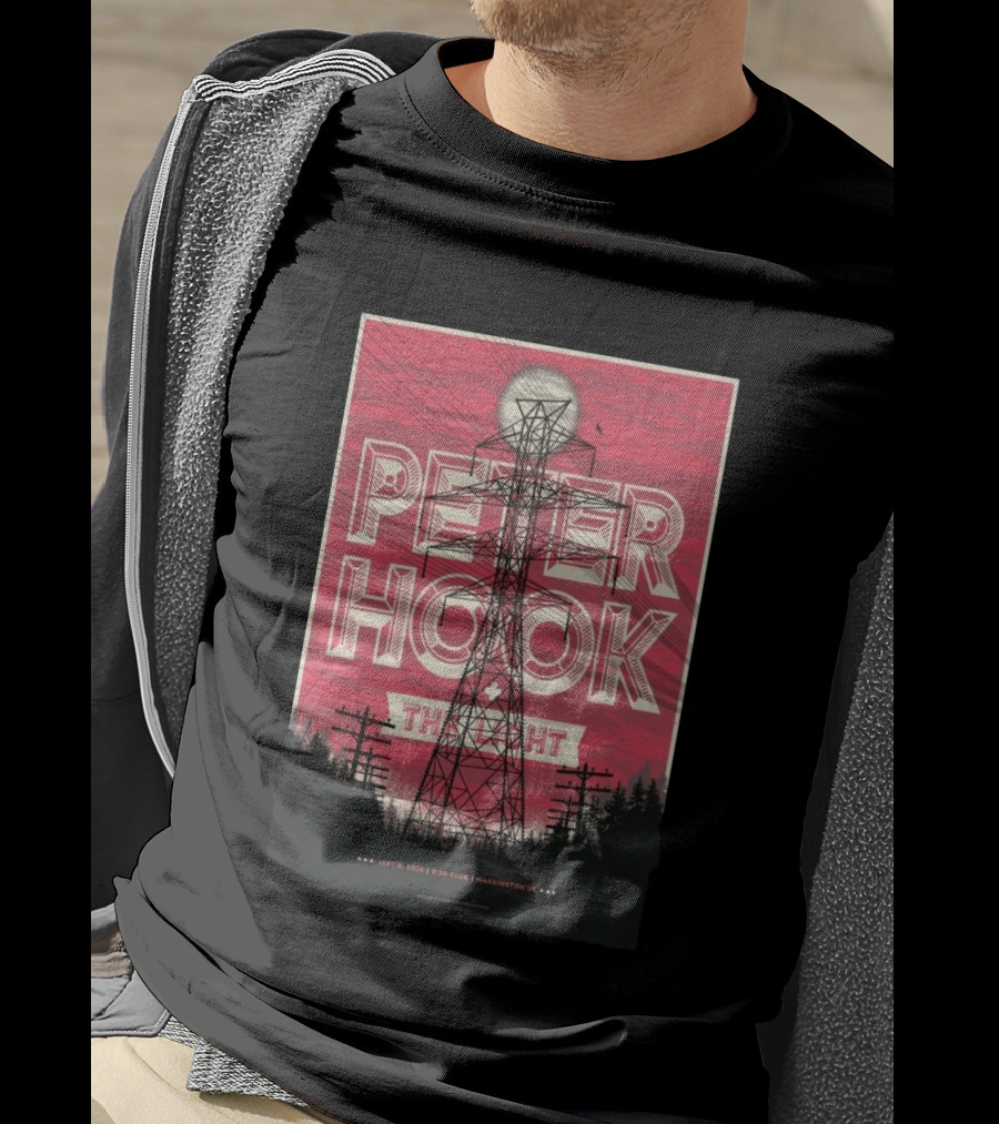 Peter Hook The Light 2026 Washington DC 930 Club Limited Edition T-Shirt
