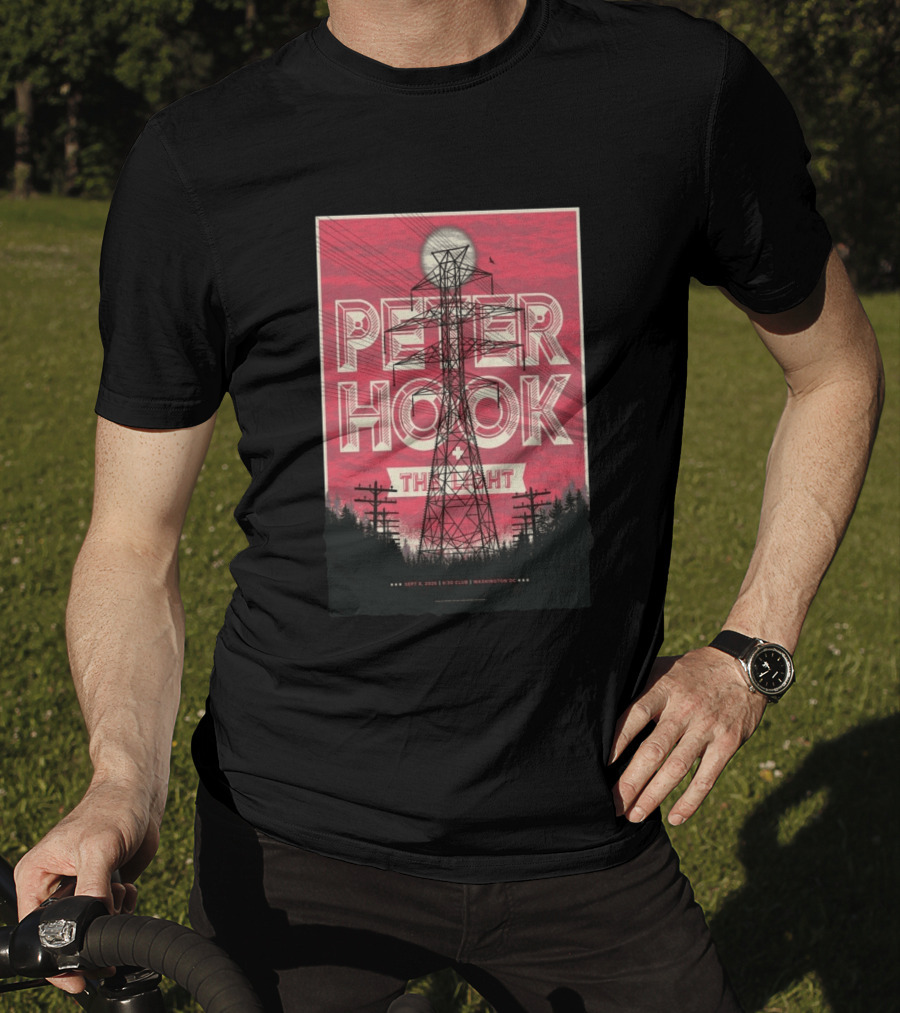 Peter Hook The Light 2026 Washington DC 930 Club Limited Edition T-Shirt