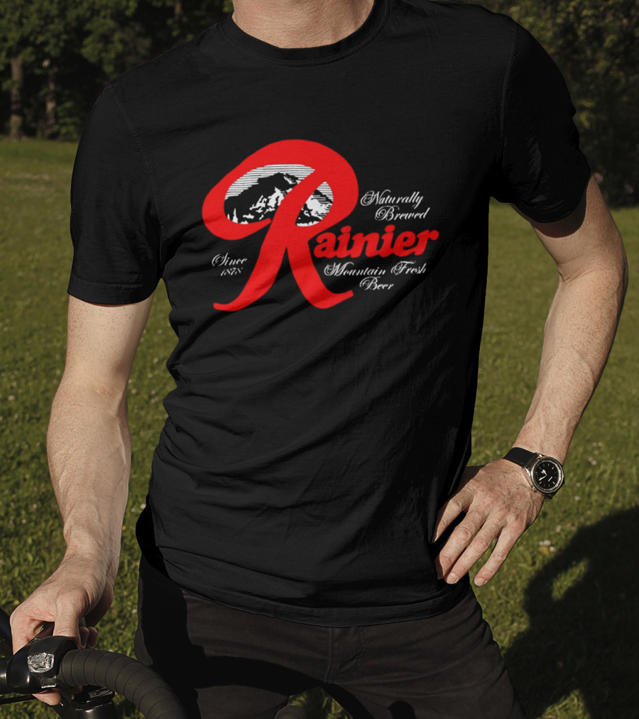 Since 1878 Rainier Naturally Brewed Mountain Fresh Beer T-Shirt