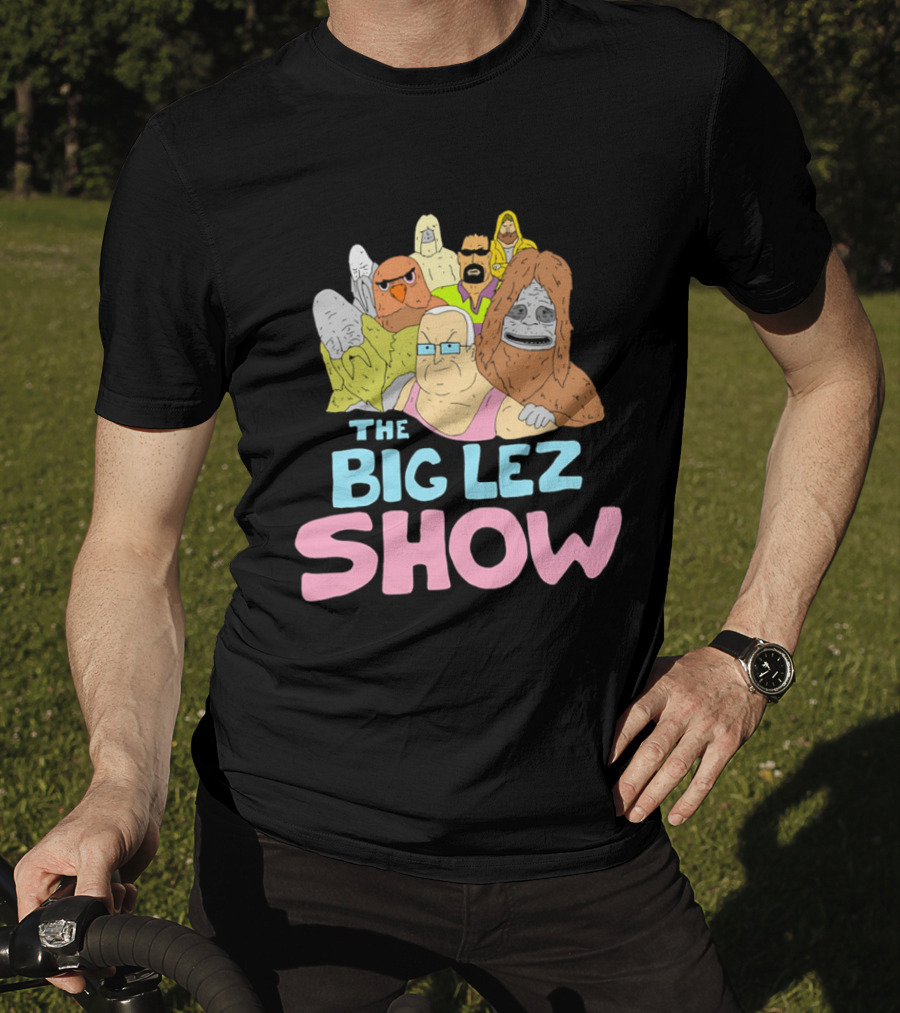 The Big Lez Show Characters Animation Cast Compilation T-Shirt