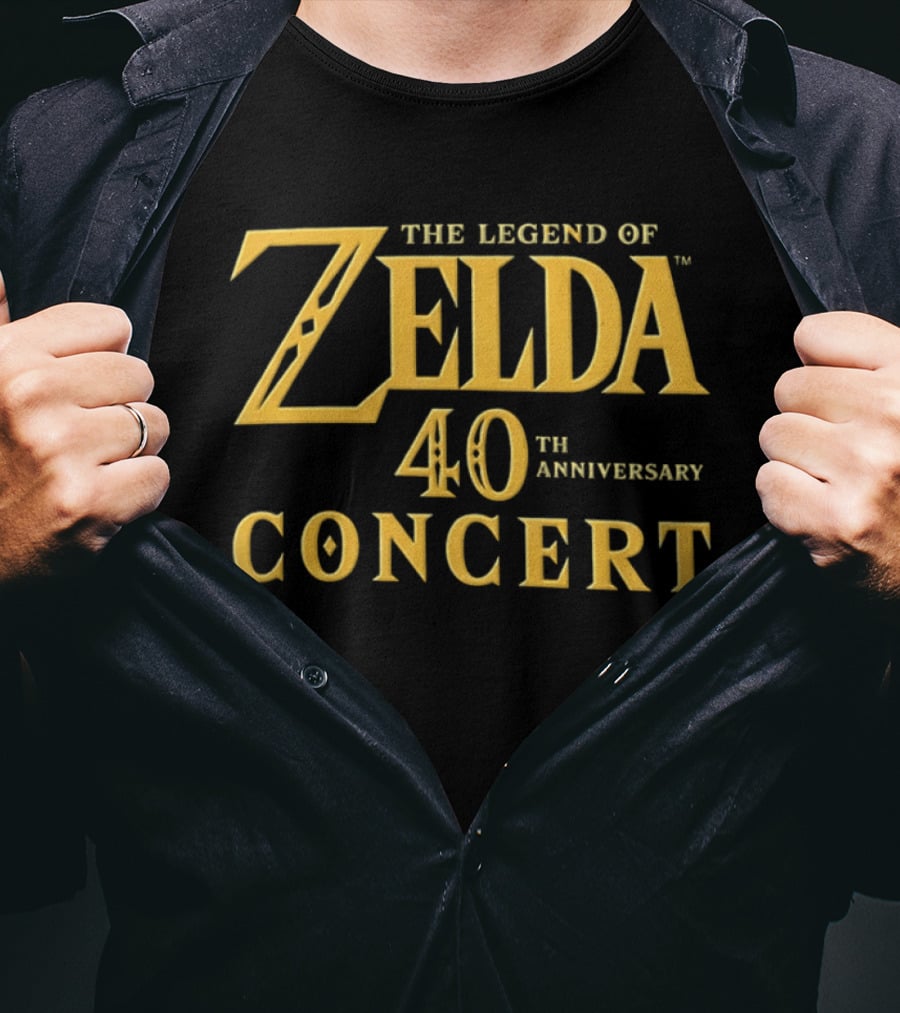 The Legend Of Zelda 40th Anniversary Concert Celebration T-Shirt