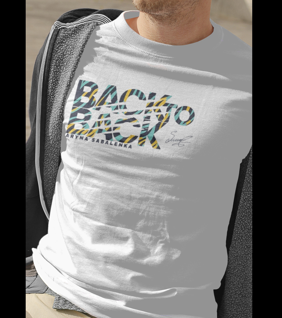 Back To Back Aryna Sabalenka Tiger Stripes T-Shirt