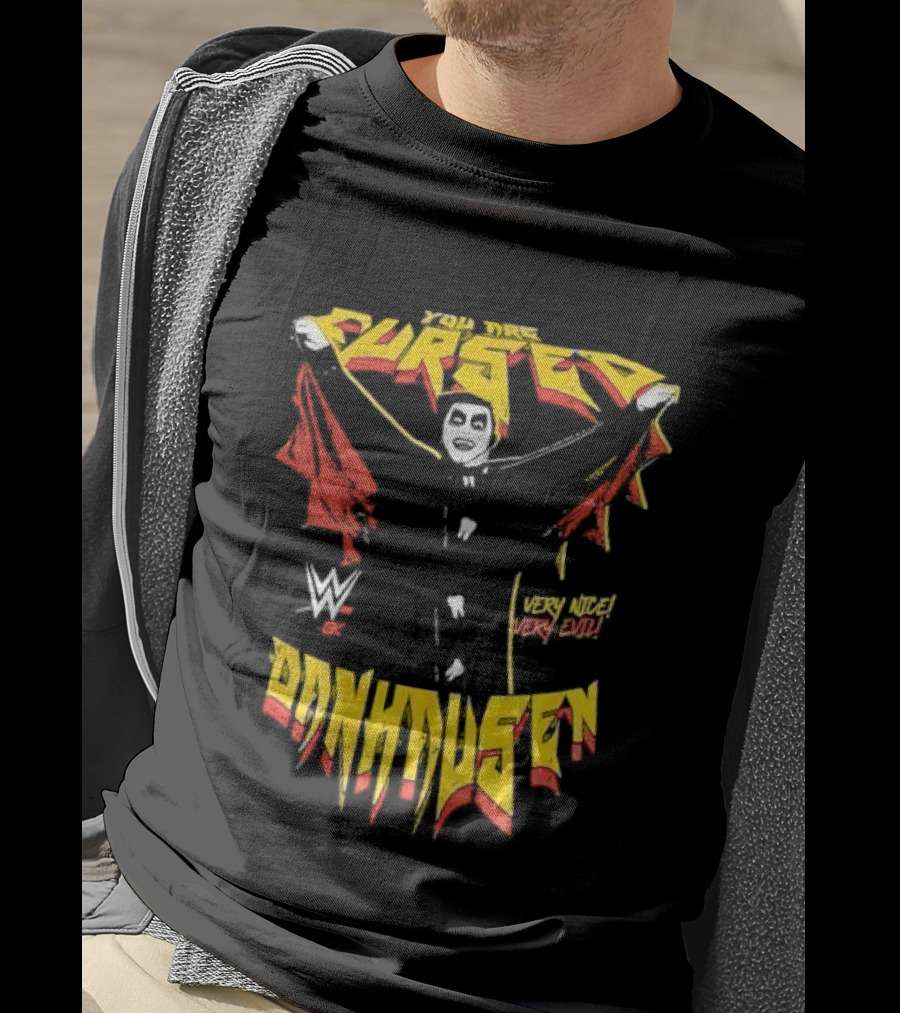 Cursed Very Nice Very Evil WWE Danhausen T-Shirt