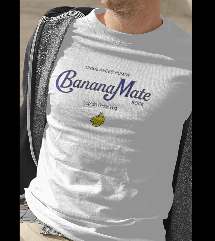 Unbalanced Human BananaMate Captain Hedge Hog Rock T-Shirt