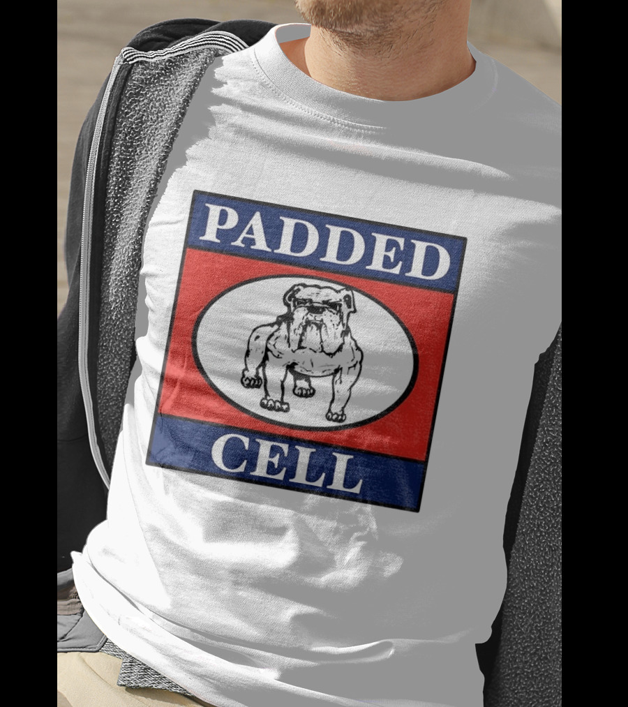 Punk Rock Padded Cell Bulldog Oval T-Shirt