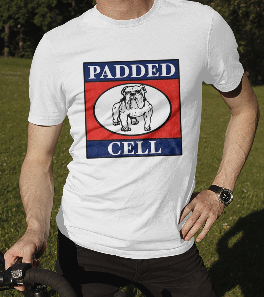 Punk Rock Padded Cell Bulldog Oval T-Shirt