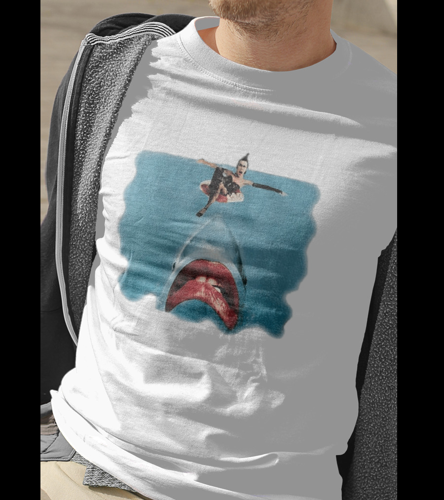 Sharky Horror Picture Show Jaws Mashup Movies T-Shirt